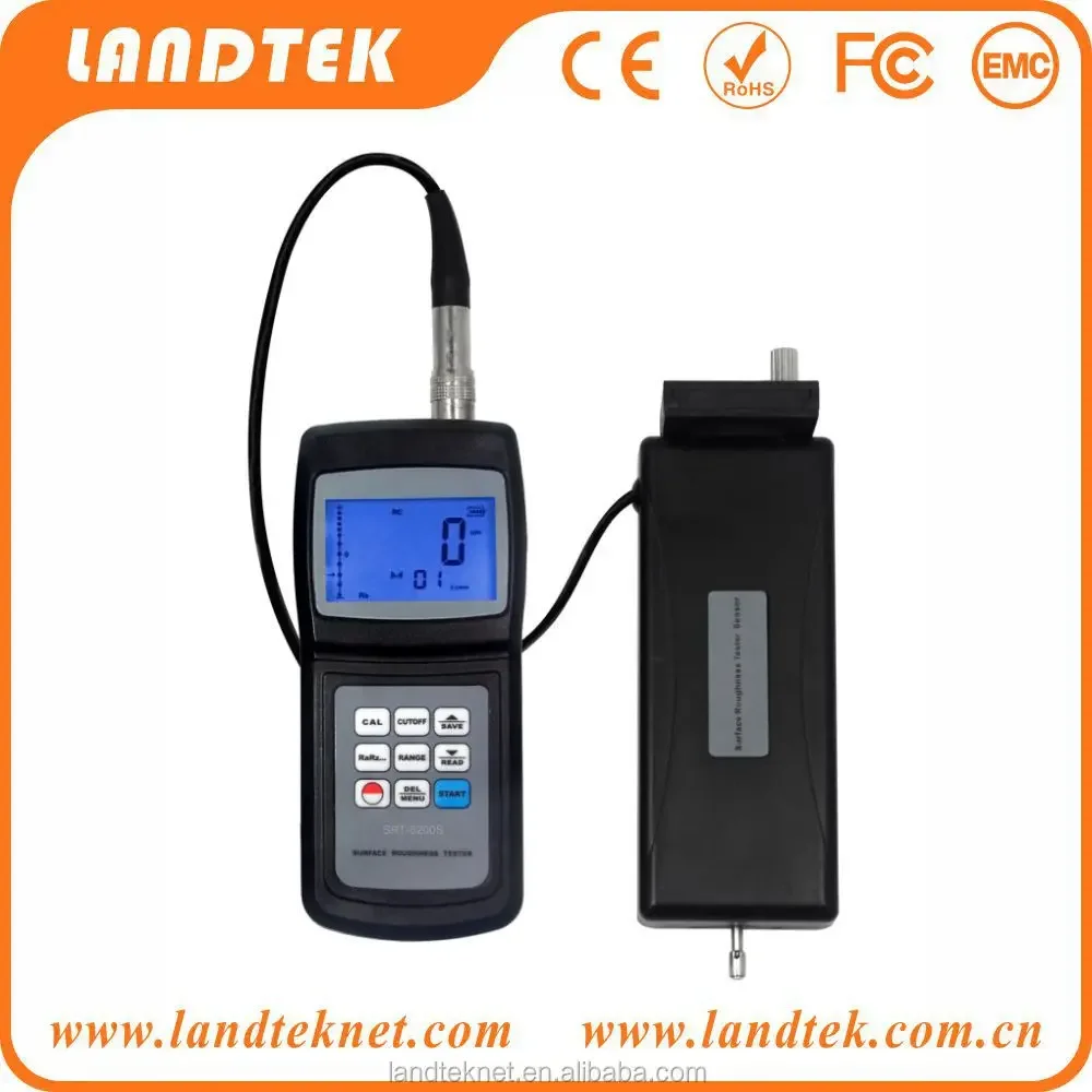 LANDTEK Surface Roughness Tester SRT-6200S Ra Rz External Probe Range 0.005-10.00um 2
