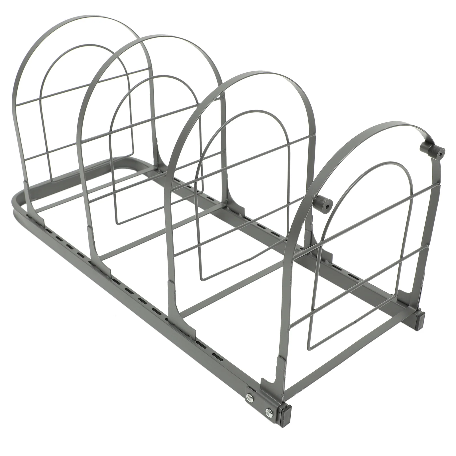 

Heavy Duty Pan Organizer Multi-tier Pot Rack Multi-function Multi-layer Metal Storage