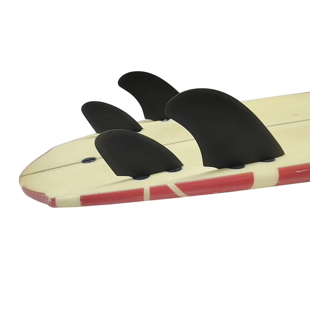 UPSURF FCS Quad Fins Honeycomb Fiber Surfboard Fins Twin Rear Fins+Twin Size Twin Tabs 4 Set Top Performance Surf