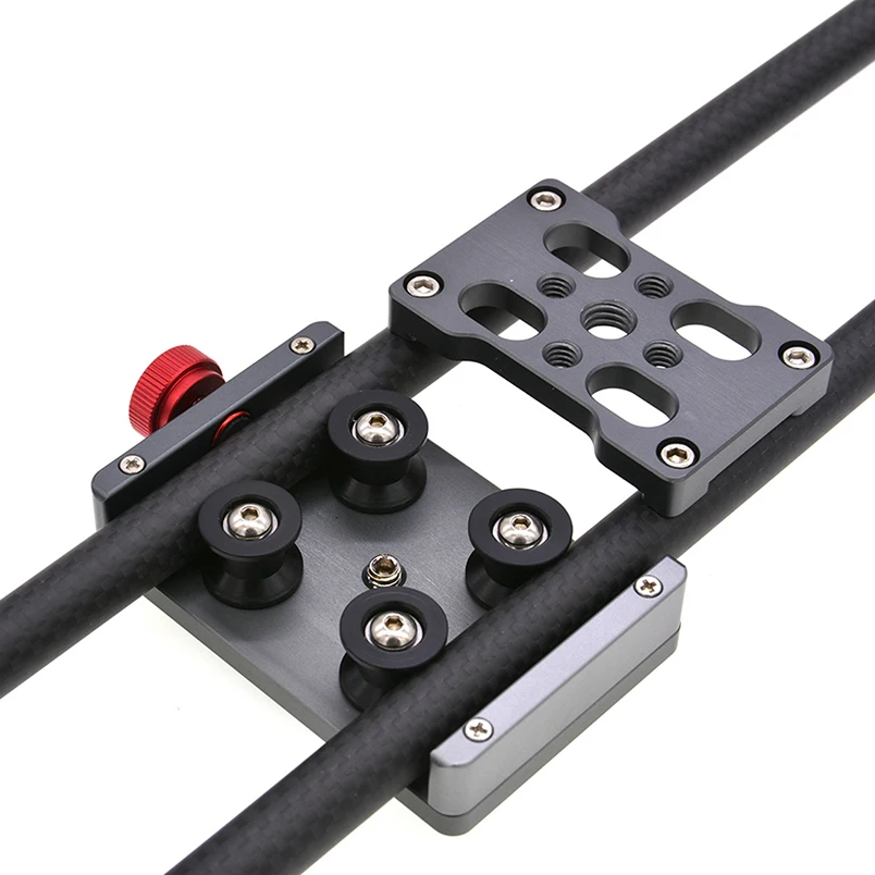 40CM Adjustable Carbon Fiber DSLR Camera Slider Shooting Stabilizer Rail for Canon Sony Video Photography Track Slider