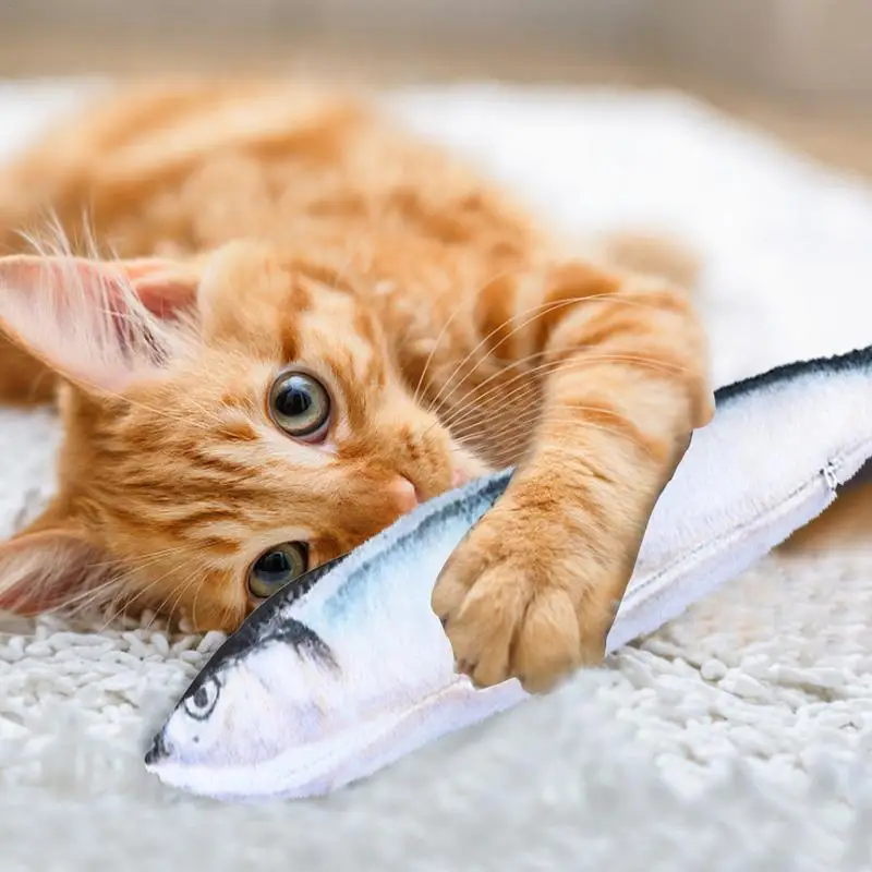 

Catnip Toy Fish Cat Nips Toy Cat Toys For Indoor Cats Floppy Cat Kicker Fish Toy Flopping Fish Cat Toy For Choice & Fun Toy For