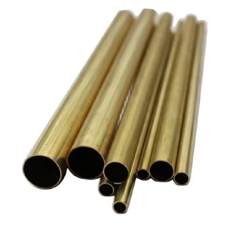 1 PC Brass Tube Diameter 0.8 1 1.5 2 2.5 3 4 5 6 7 8 9 10mm Length 100mm 200mm 500mm Seamless Round Pipe Tubing