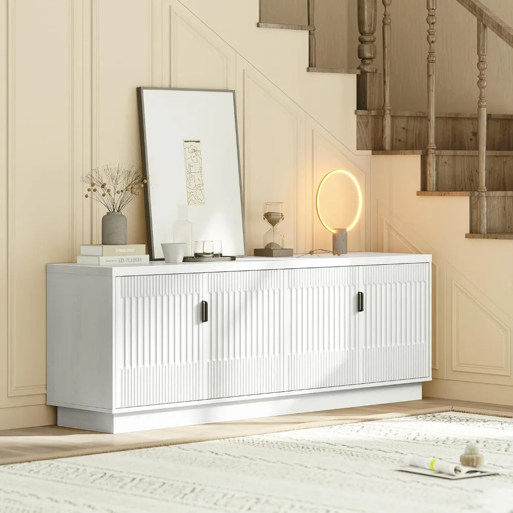 "Farmhouse TV Stand for 75" TV 1