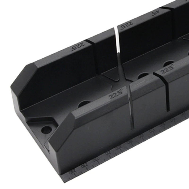 Small Mitre Box Mitre Block Woodworking Clamping Hand Box with 45&deg; 90&deg; Slot Types Woodworking Uses