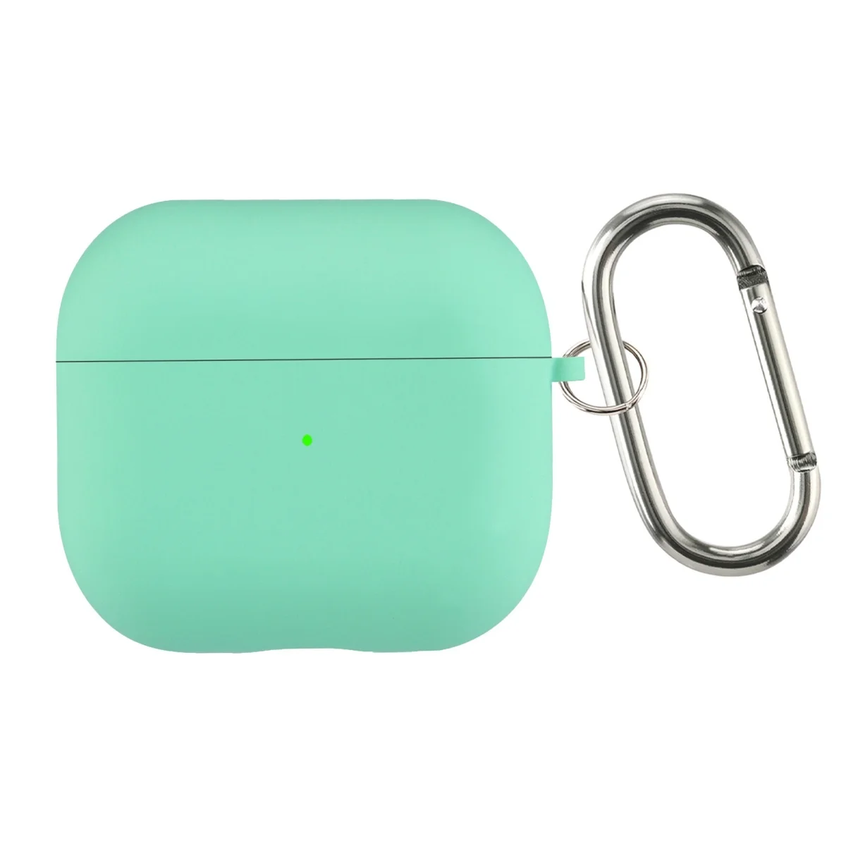 Flocking Silicone Bluetooth Headphone Case with Metal Buckle - Wireless Charging Compatible Cover