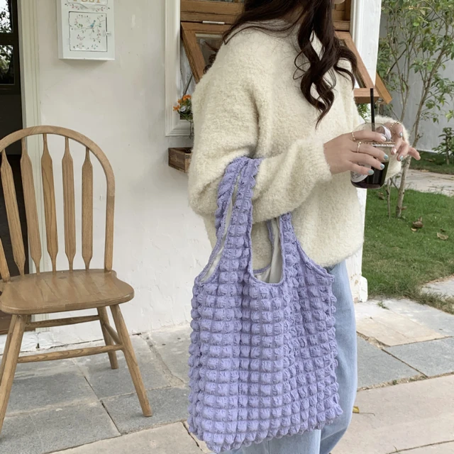 Qoo10 - Hand-Knitted Handle : Bag & Wallet