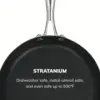 Professional Fry Pan Set - Includes 9.5” & 11” Fry Pans - Easy-to-Use Nonstick Cookware - Dishwasher, Metal Utensil & Ov 6