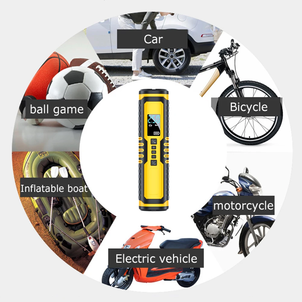 �ڵ��� Ÿ�̾� ��â�� USB ������ ������ ���� ����, �޴�� �̴� Ÿ�̾� ����, LCD ���÷��� ���� ��â�� ����, 12V, 6000mAh