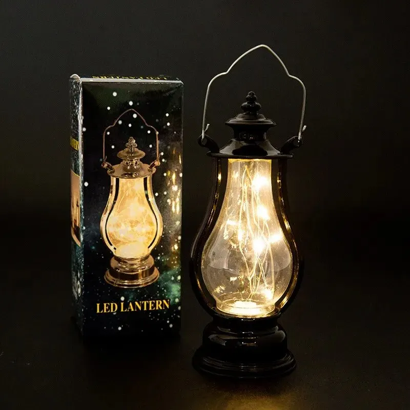 Oil lamp Led Retro Small Oil Lamp Multicolor Interior Decorative Desk Lamp Portable Wind Candle Lamps