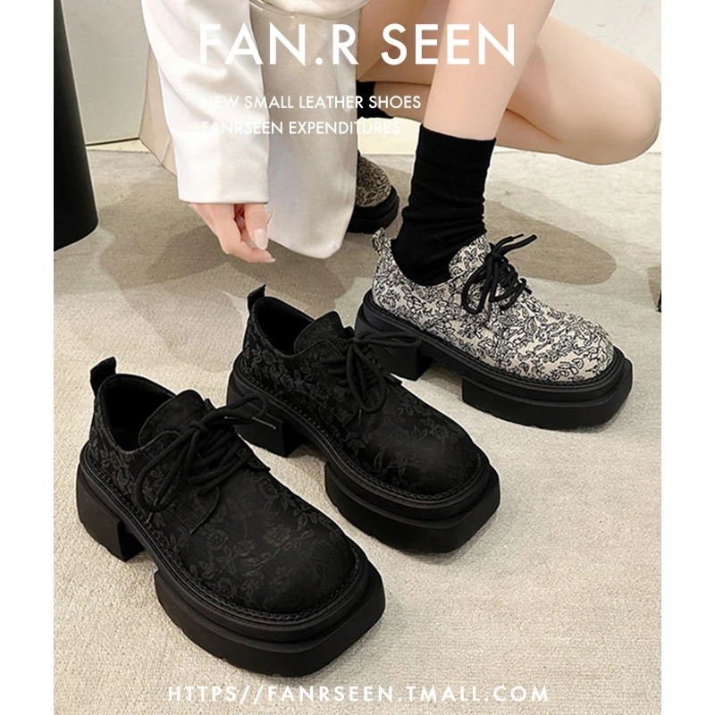 

Shoes Woman 2024 Clogs Platform Casual Female Sneakers Flats Shallow Mouth Square Toe Loafers With Fur Oxfords New Creepers Dres