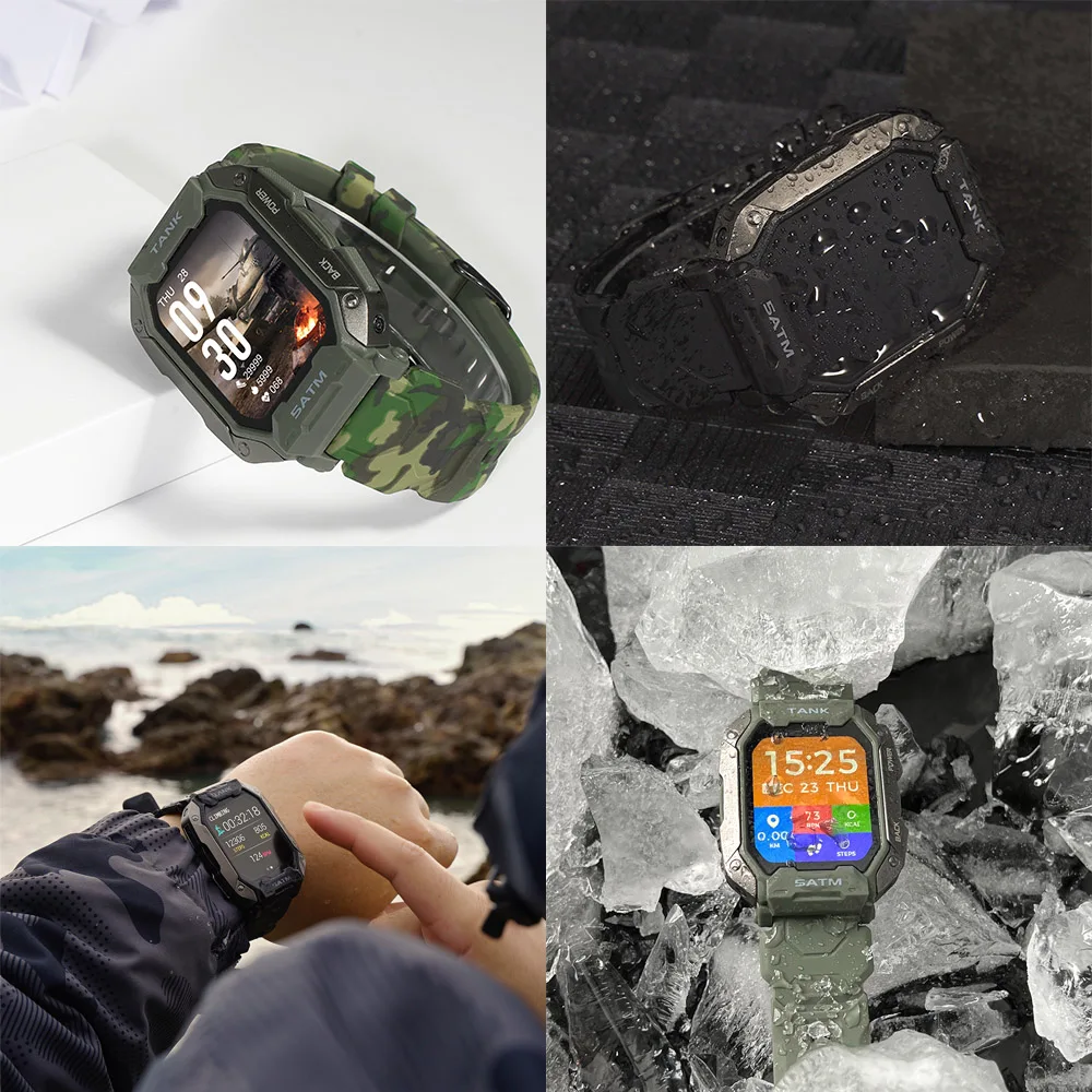 KOSPET ũ M1 Smartwatch  ߿ 24    ڵ  5ATM IP69K    Ʈ ġ