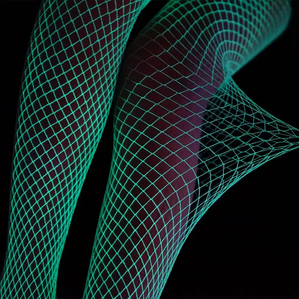 Glow in the dark fishnets porn