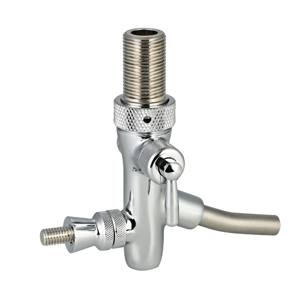 Beer Tap Adjustable Flows Home G5/8 Shank Long Stem Brew Keg Taps