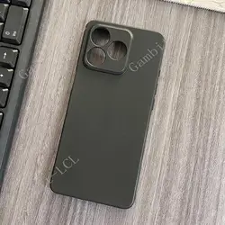 Durable Shockproof Anti - Falling Silicone Case - Soft TPU Back Cover for Note 18 Ultra (Black)