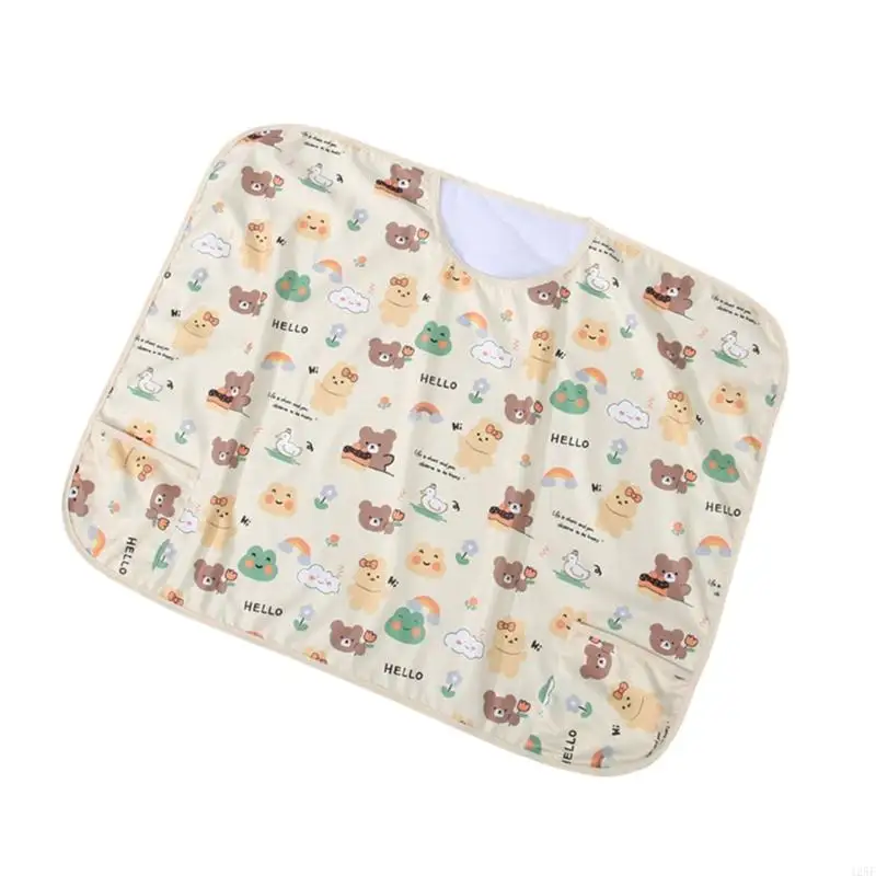 Baby Feeding Blanket Baby Nursing Cover with Cartoon Pattern Soft Privacy Nursing Cover Breathable Breastfeeding 425F