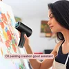 Portable 220v Cord/Cordless Dual Use Hair Blower Hot Cold Even Wind 2 Gears Portable Mini Hair Dryer For Home Travel Art Making 3
