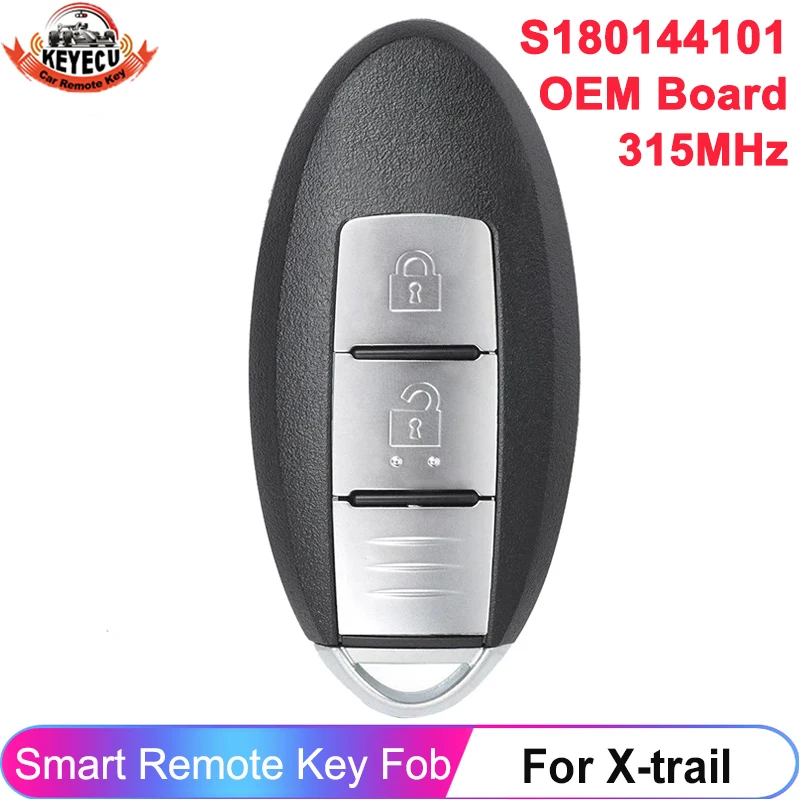 

KEYECU S180144101 OEM плата для Nissan X-trail 2014 2015 2016 2017 KR5S180144014 брелок без ключа 315 МГц 4A чип