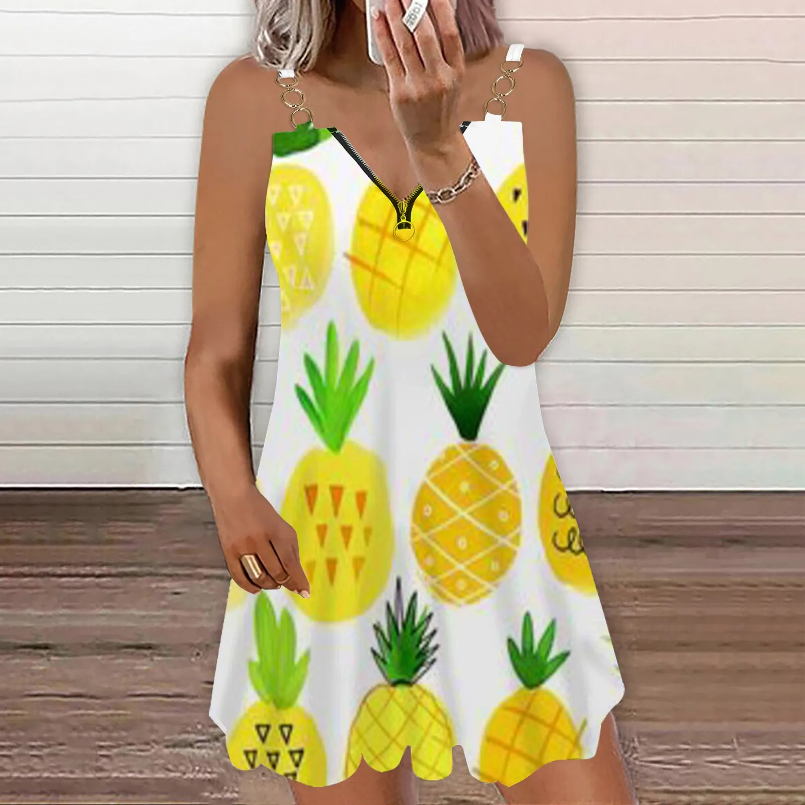 Womens Pineapple Dress