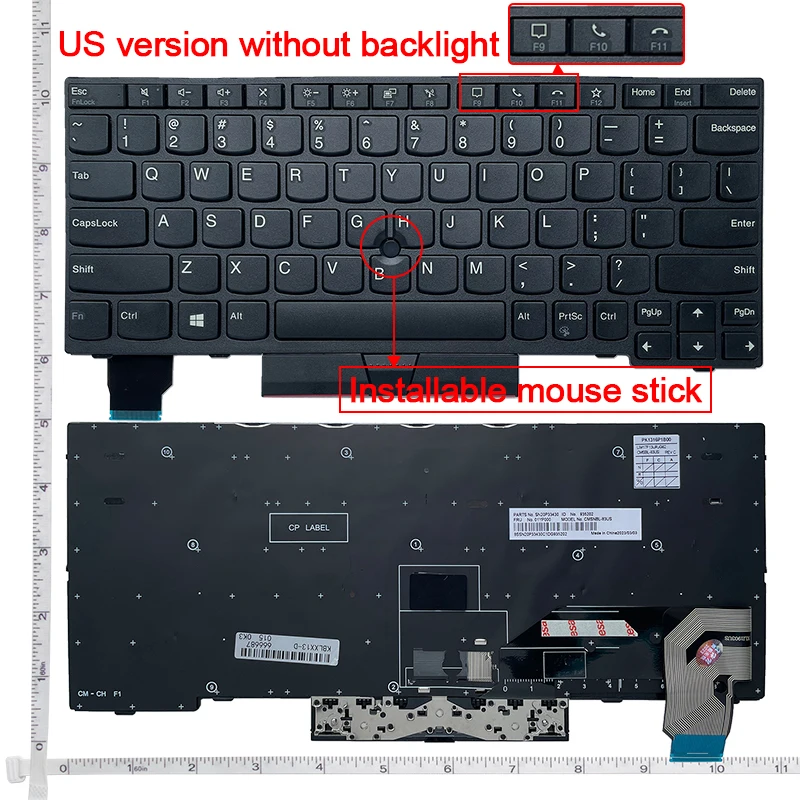 Lenovo Thinkpad X13 yoga gen2 i5 USキーボード US English Laptop Keyboard New For Lenovo ThinkPad X13 Yoga