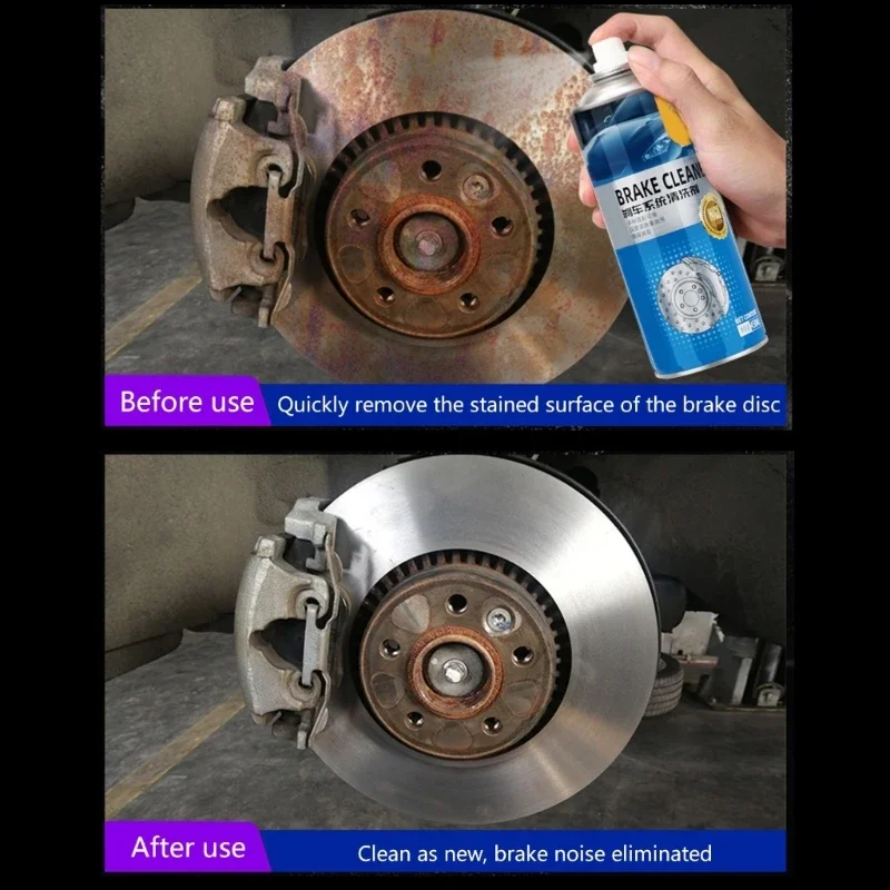 Brake Cleaner 450ML Brake Clutch Cleaning Incorrosive Protect Aerosol Lubricates for Car SUV