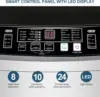 Washing Machine, Portable 25 LBS Full Washing Machine with LED Display & 10 Programs & 8 Water Levels Selections & Drain Pump, C 4