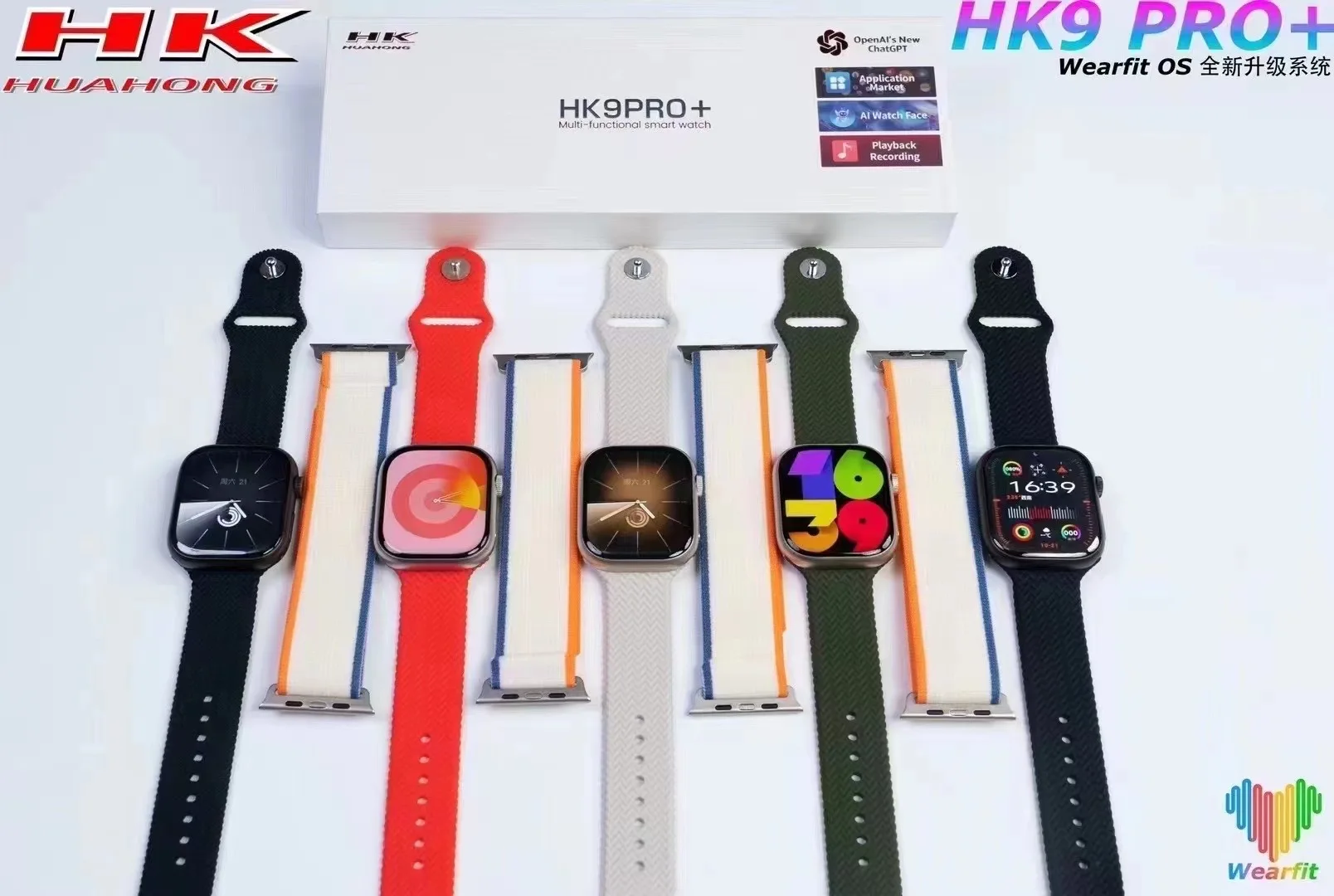 HK9 Ultra 2 AMOLED Smart Watch 2024 Gen 3 reloj inteligente hombre Series 9  ChatGPT NFC