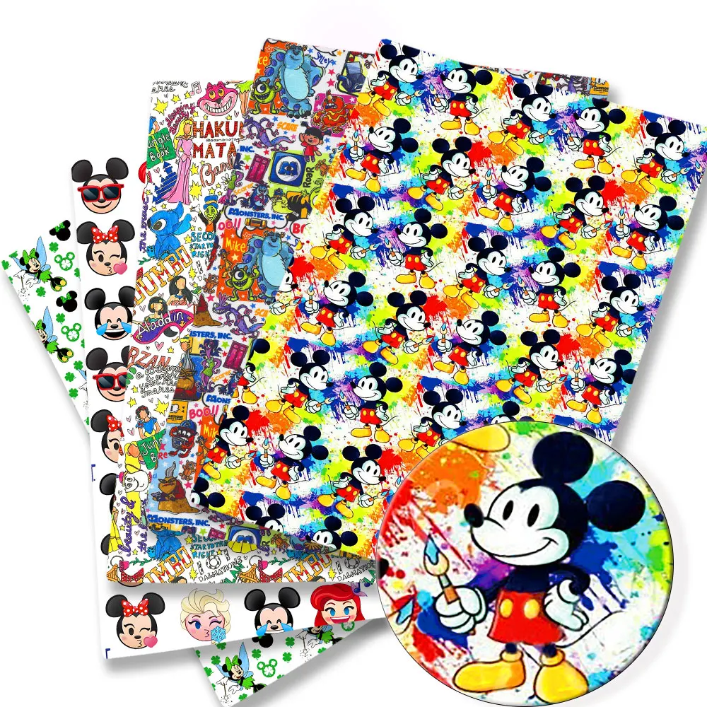 

disney fabric 140x50CM Cartoon cotton fabric Patchwork Tissue Kid Home Textile Sewing Doll Dress Curtain Polyester cotton Fabric