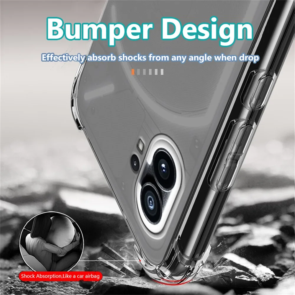 Ultra Clear Magnetic Protective TPU Shockproof Phone Case