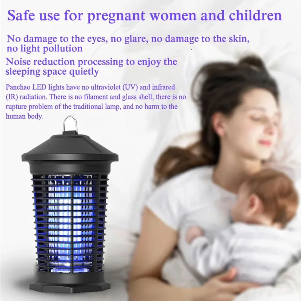 20W Mosquito Killer Rainproof 4000V Electric Shock Mosquito Killer Trapper Garden Outdoor Pest Lamp mosquito killer lamp,mosquito lamp