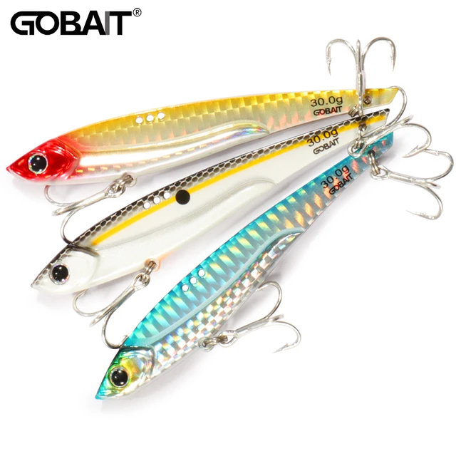 VIB Fishing Lure 20g 25g 30g Metal Jig Sinking Big Blade Long Cast Treble  Hooks Spinner Spoon VIBRATION Tackle Pesca Hard Bait - AliExpress