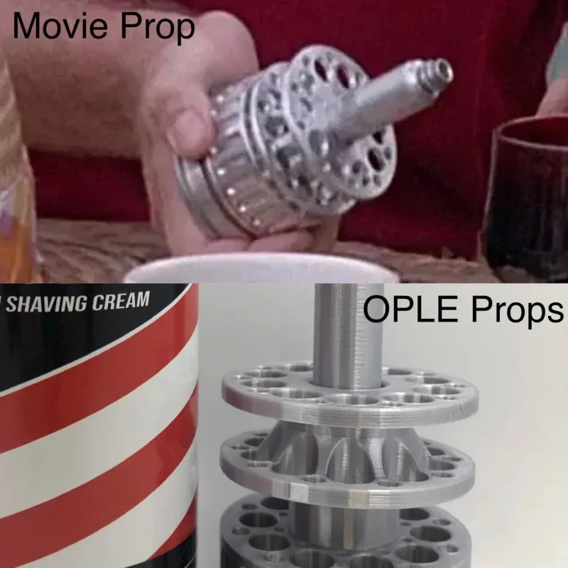 Barbasol Dennis Nedry Jurassic Park Movie Dinosaur DNA Tube Jar Canister Decoration Prop Desktop Ornament Party Gifts