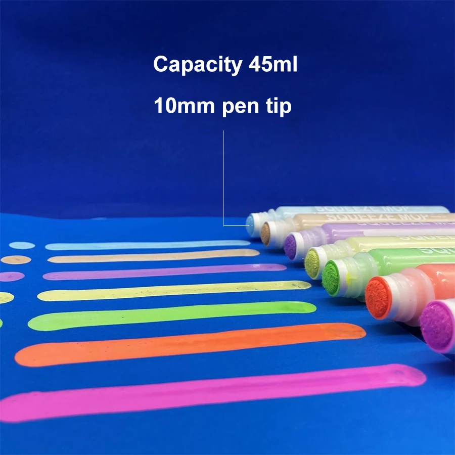 45ml Graffiti Paint pen 10mm round head Signature pen Marker Waterproof graffiti glass cardboard plastic meta paint pen,paint marker pen,art marker pen