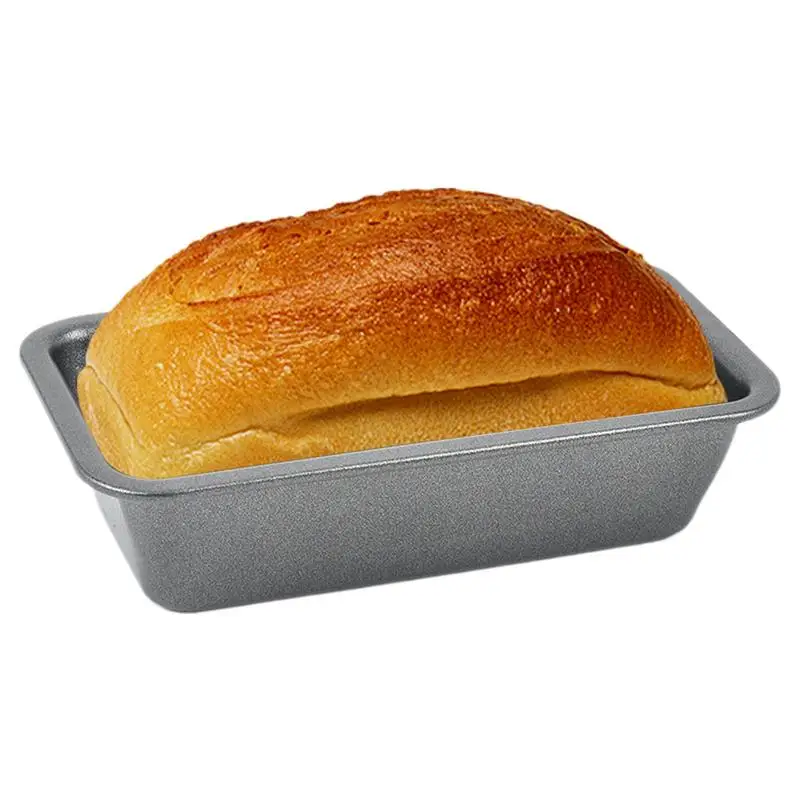 Bread Toast Box Mold 6 Inches Carbon Steel Toast Box Small Rectangular DIY Cake Bread Baking Pan Easy-Release Non-Stick Coating