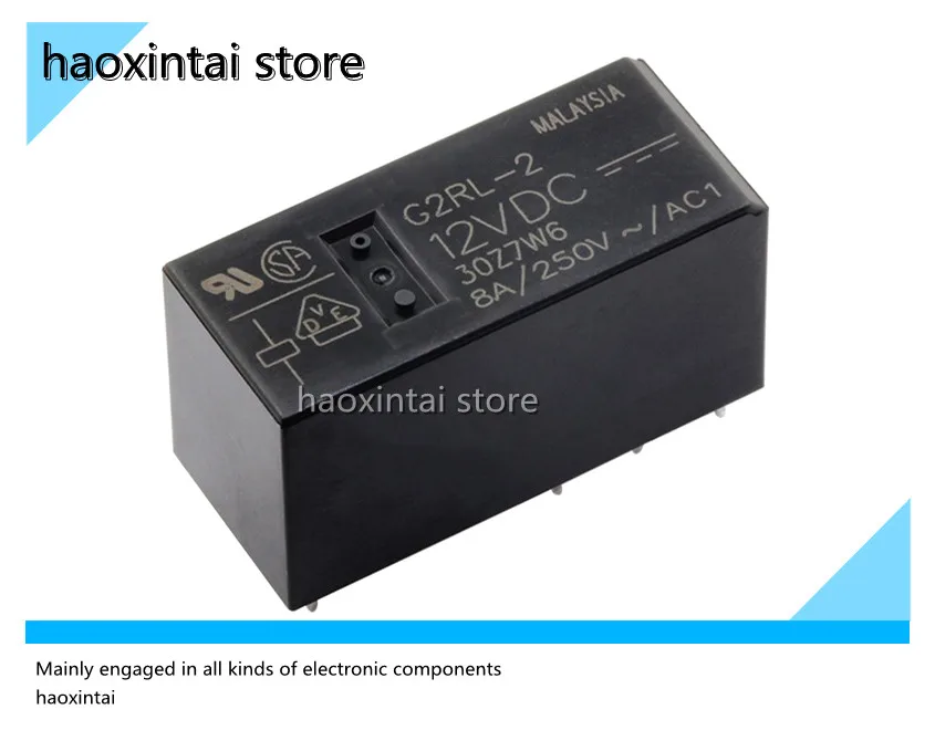 

1pcs G2RL-2-12VDC 24VDC relay DC12V 24V 8 feet two open two closed