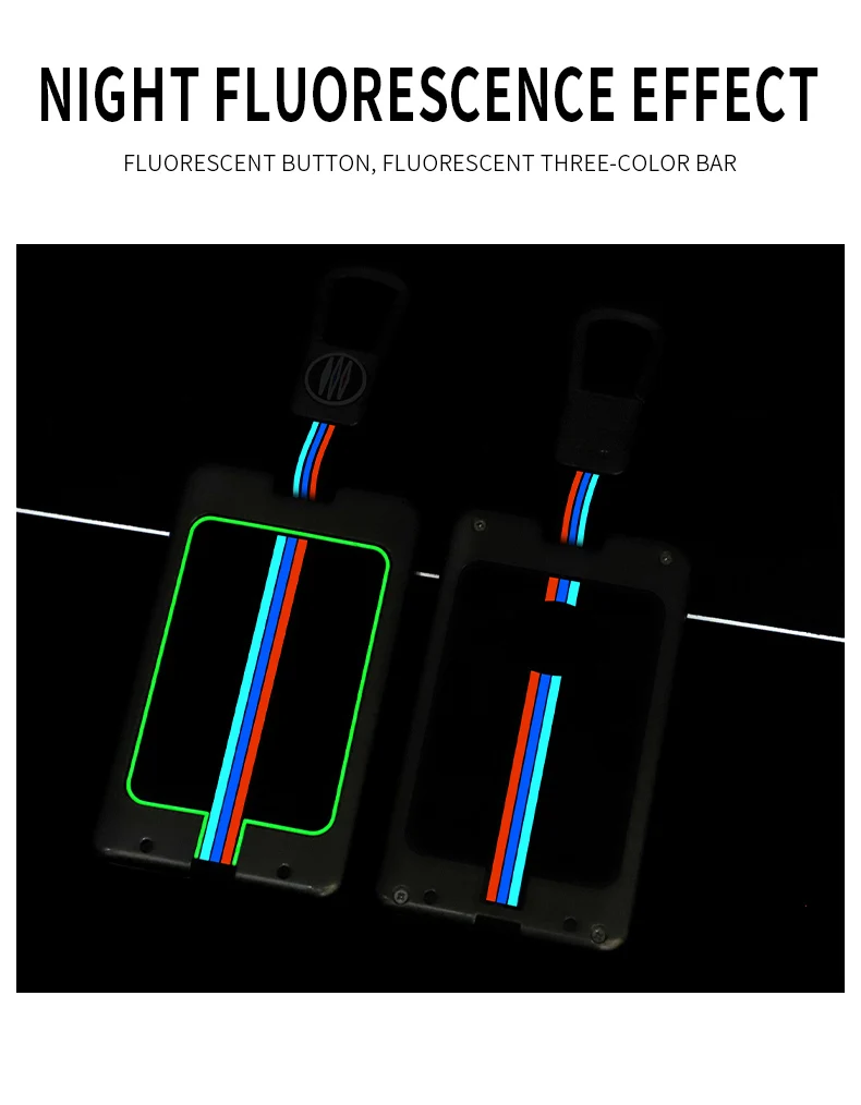 Portachiavi in lega di Silicone luminoso per LEXUS LX 570 2016 2019 LS 500h 2020 RX 300 2017 ES LM 2020 portafoglio per auto 4-lx8 - Sa8dd6d758f4a4d7e8f680d4e986027513