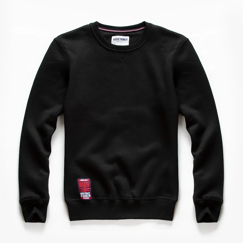 Autumn Fashion Mens Hoodies Solid Casual O-neck Sweatshirt Class Style Male New Trend Long Sleeve Hoodies Men Streetwear BP20931 5