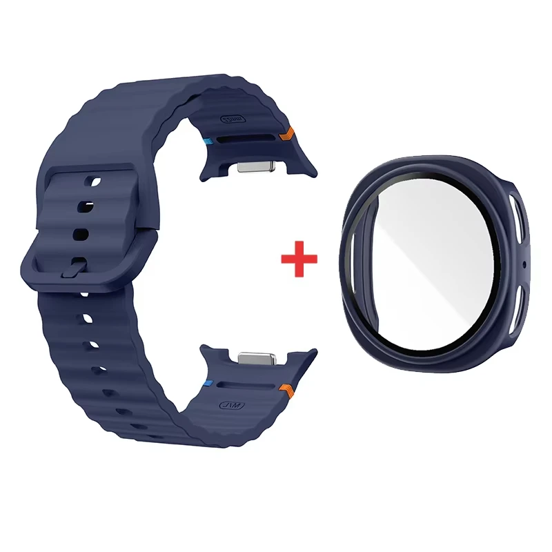 Silicone Sport Band and Protective Case for Smartwatch Accessories