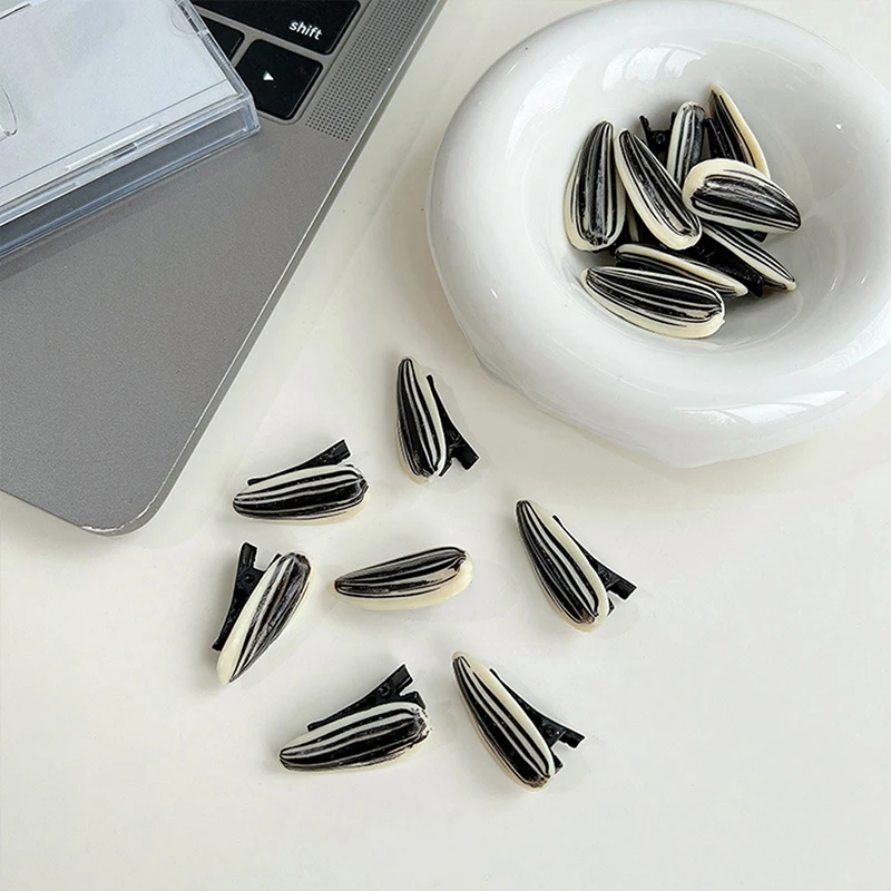 Simulation Food Hairpins Creative Personality Melon Seed Barrettes Hair Clips Funny Food Hairgrips Fashion Hair Accessories