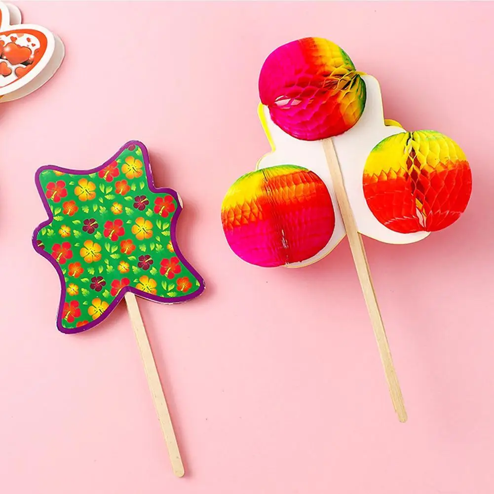 

1Pc Chinese Magic Paper Flower Art Manual Deformation Tumbling Flower Toys Handmade Paper Cutting For Children's Holiday Gifts