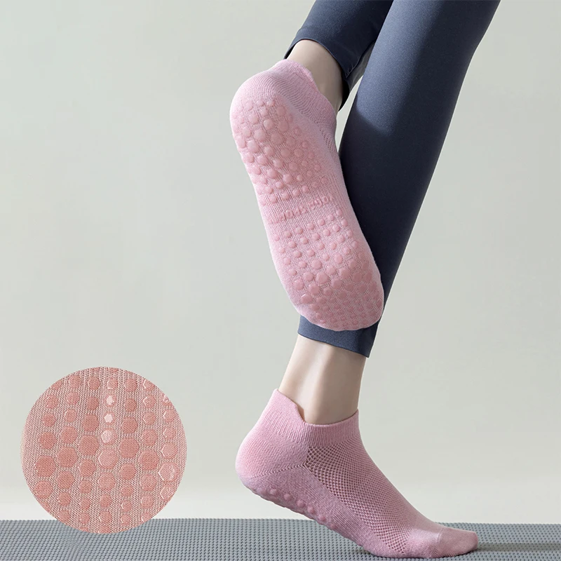 New Fashion Short Yoga Socks Pilates Socks Indoor Non-slip Floor Socks Dance Fitness Training Socks Sports Socks