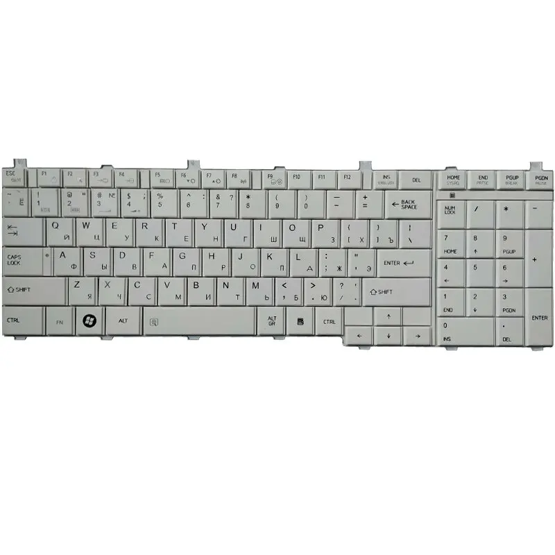 Teclado Preto Russo para Toshiba Satellite Teclado ru L655 L655d C650 C655 C655d C660 C660d C650d L650 C670 L650d L755 Novo - Imagem 5