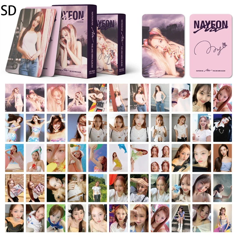 Lomo Cards 55pcs/set KPOP TWICE Lin Na Lian NAYEON 