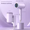 Negative Ionic Blow Dryer Foldable Hairdryer For Travel Fast Drying Lightweight Hairdryer Low Noise Portable Household Hairdryer 6