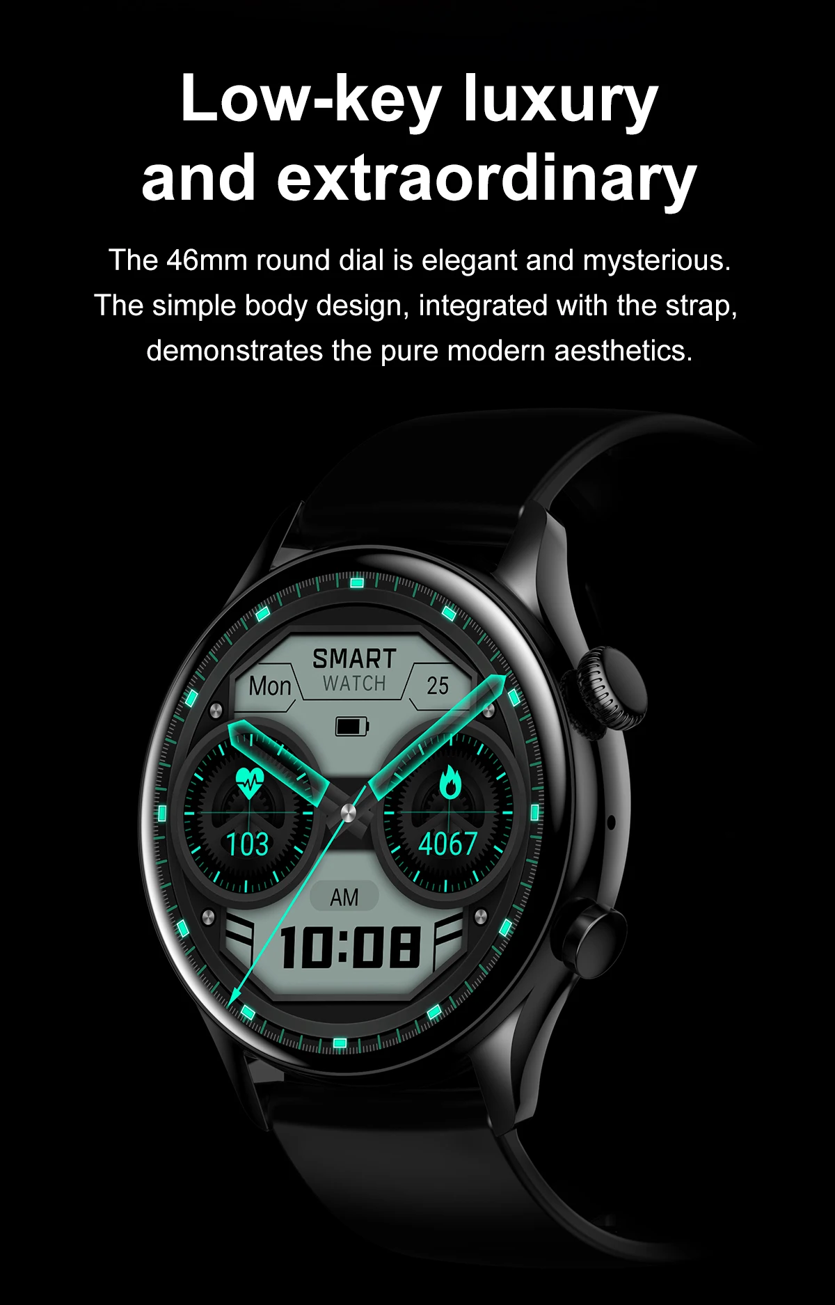 2022 New AMOLED Screen Men Smart Watch Bluetooth Call Watch IP68 Waterproof Sports Fitness Watch For Android IOS Smart Watch Men