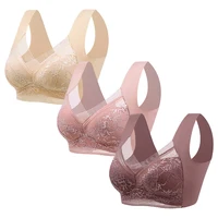 Women Traceless Backless Lace Bras with No Underwire Built in Soft Cups One Piece Moulded Underwears Style for Comfortable Fit 1