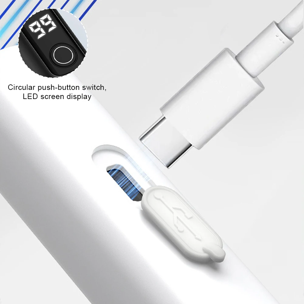 충전식 휴대용 미니 UV LED 네일 램프, 스마트 디스플레이 탑재, 휴대용 빠른 건조 네일 드라이어, 네일 장비