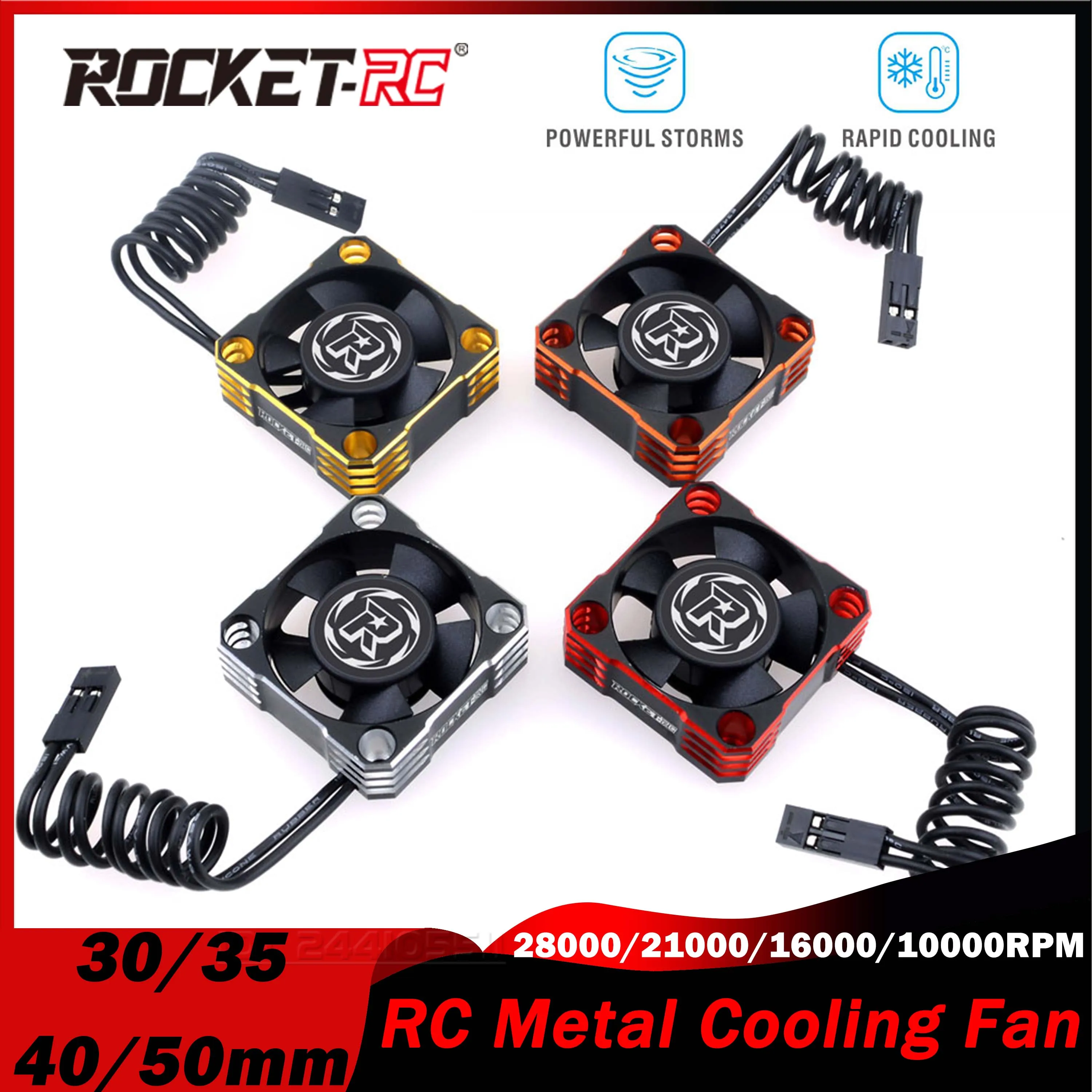Hélices de rechange pour moteur RC 30S 30C 30G 35mm 40C 50mm - Lot de 2