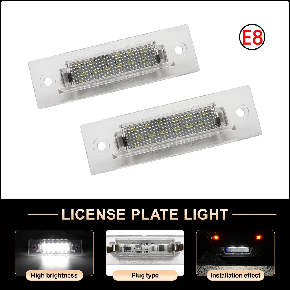 2 Pezzi Led Numero Luce Targa Accessori Auto Per Porsche 911 Carrera 964 968 986 993 996 Lampadina Boxster Luci A Led