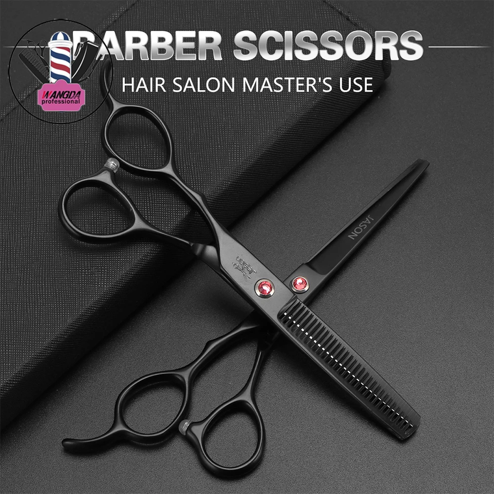 

Pro Barber Left Hand Scissors Salon Hairdressing Scissor Plating Hair Cutting Thinning Stainless Steel Hairdresser Shears Tools