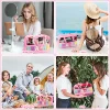New PVC Transparent Makeup Bags Travel Portable Cosmetic Large Capacity Organizer Womens Cosmetic Bag Wash Bag Make up brush Bag 6